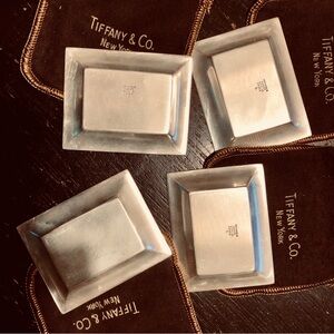 Tiffany & Co. Sterling Silver Mini Trays – Set of 4 – 1950s L Mark